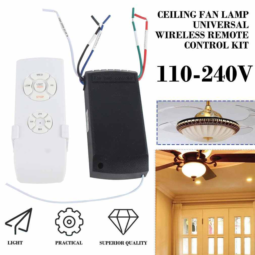 Ceiling Fan Lamp Remote Controller Kit | 23A/12V Battery and Bracket 3