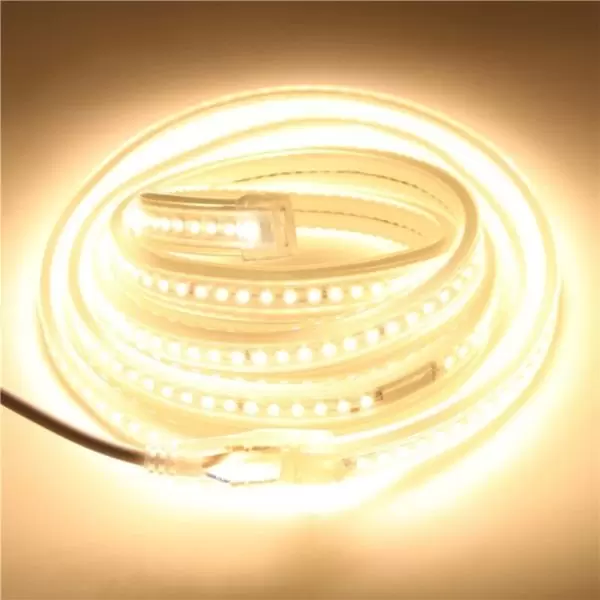 Durable and Long-Lasting LED Strip Light with 2-pin Plug [Water and Dust proof] Colour Gold