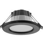 Black LED Down Light Tricolour 6W