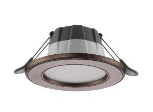 LED DownLight, LED Ceiling Light, LED (Tricolour) Colour Brown