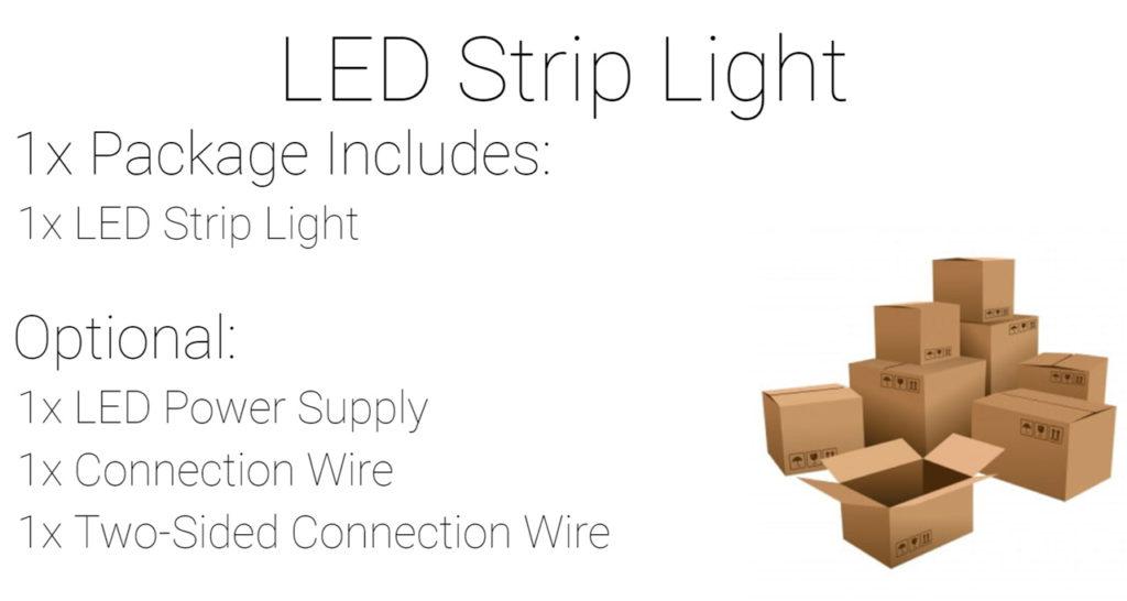 Long-Lasting LED Strip Light 5m Materials