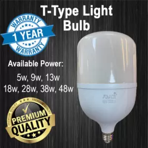 T-Type Light Bulb 5W 9W 13W 18W 28W 38W 48W