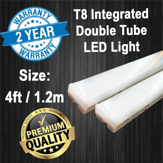 T8 integrated double tube light